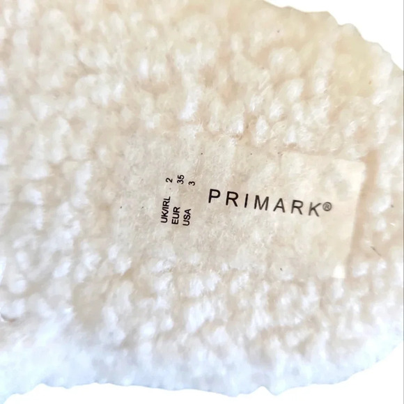 GIRLS REINDEER CHRISTMAS SLIPPERS SLIP-ON SZ US 3 SPARKLE GOLD ANTLERS SOFT - Picture 3 of 5